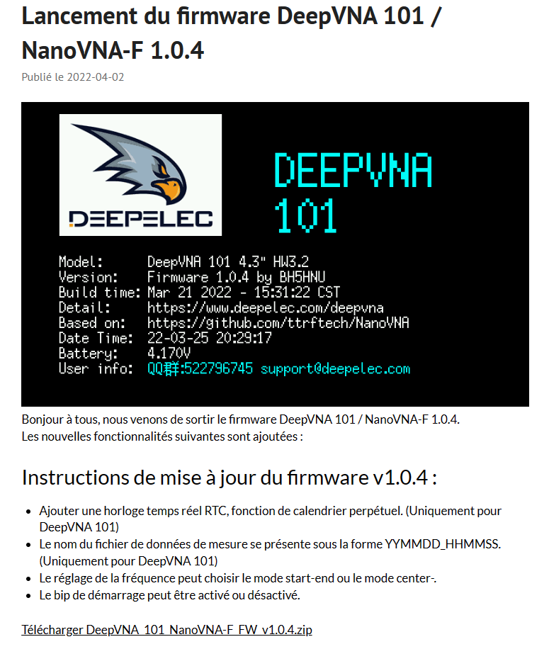 DeepVNA 101 Analyseur) Deepvn10