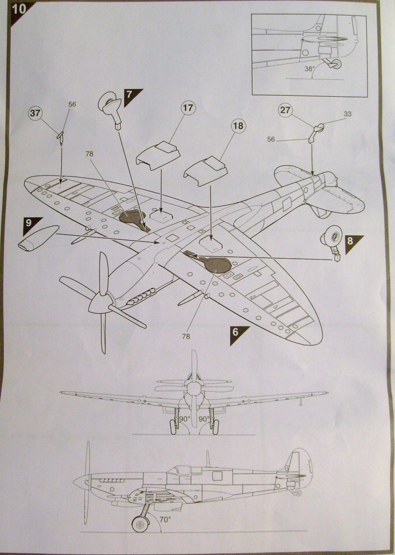 [AIRFIX] SUPERMARINE SPITFIRE Mk IXc 1/72ème Réf A02065 S7307140