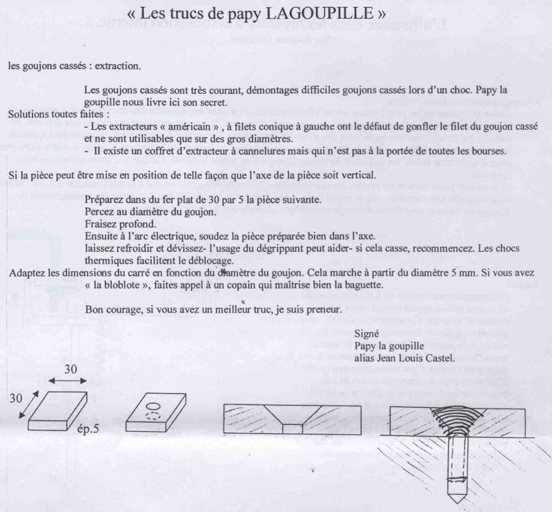 remise en état d'un bernard W3G Papy10