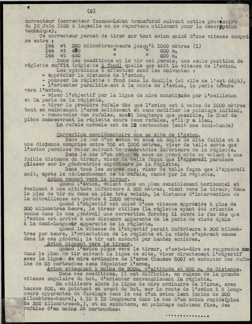 tir contre avions avec armes de petit calibre, plus précisement fusil et mousqueton 63758517