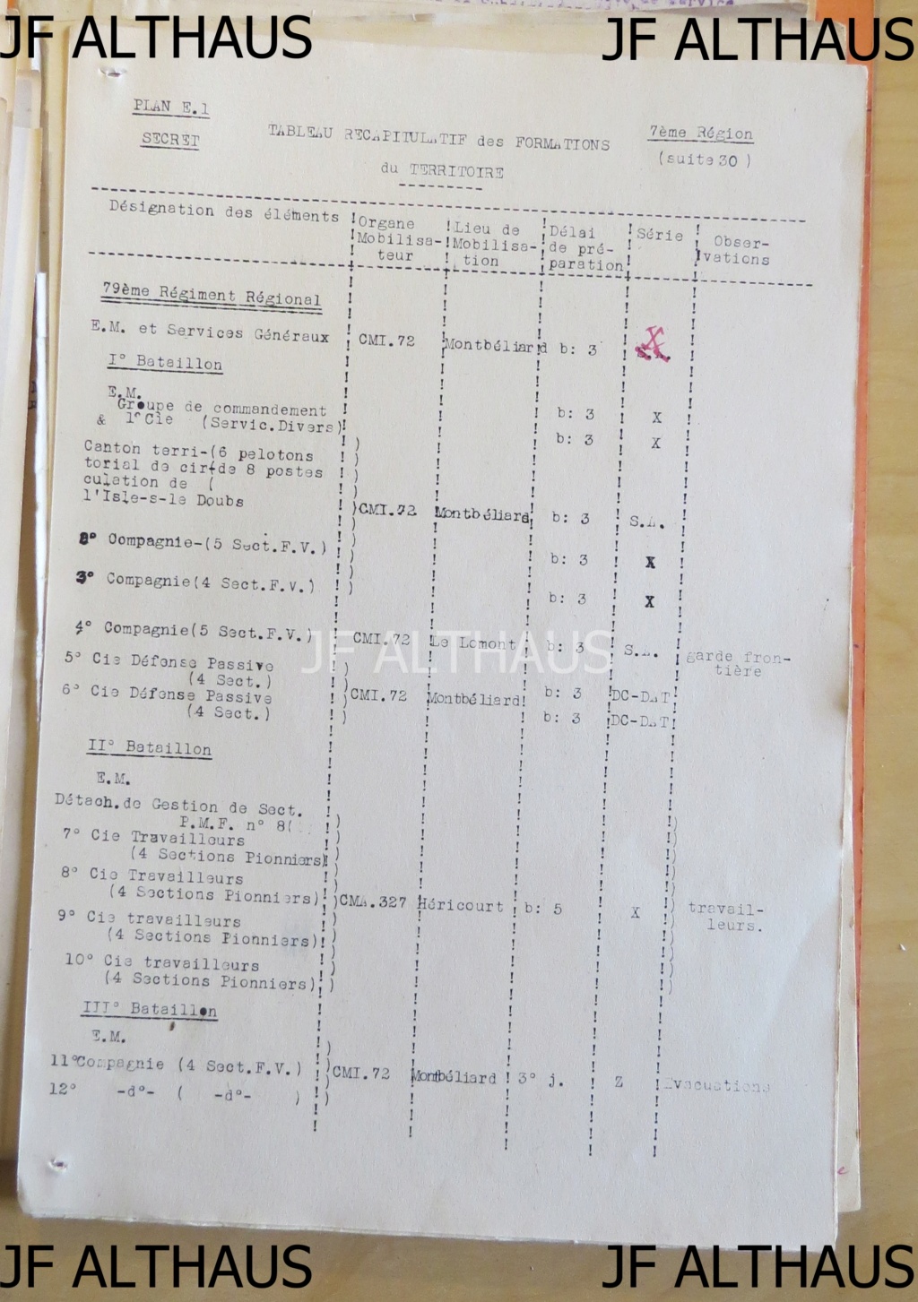 Les régiments régionaux de la 7e région militaire selon le plan E1 à jour en juillet 1939 Img_9933