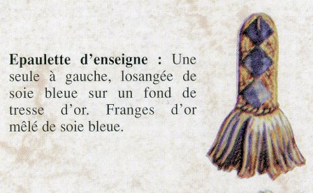 Epaulette d'Enseigne de vaisseau français 1764 - 1785 Doc_0010