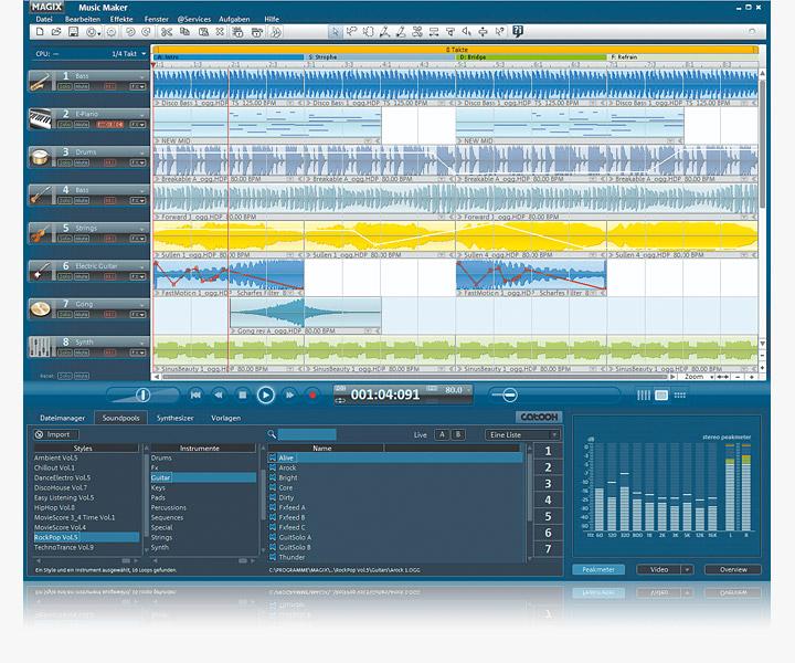 حصريا اقوى برنامج تعديل على المقاطع الصوتيه وانتاج المؤثرات الصوتيه باحتراف Magix Music Maker Premium v16.0.0.30 على اكثر من سيرفر 6z0c1t10