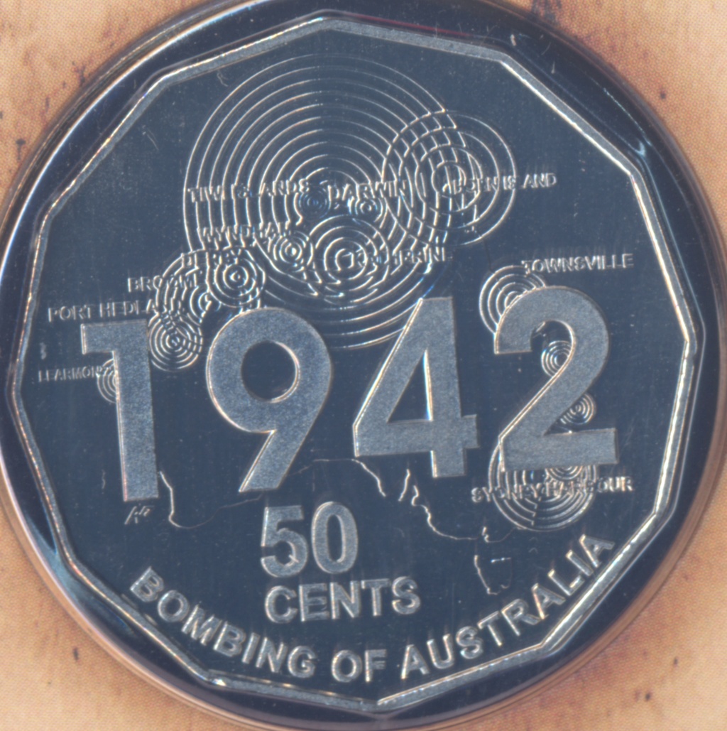 Bombardeo de Australia 1942 50cent12