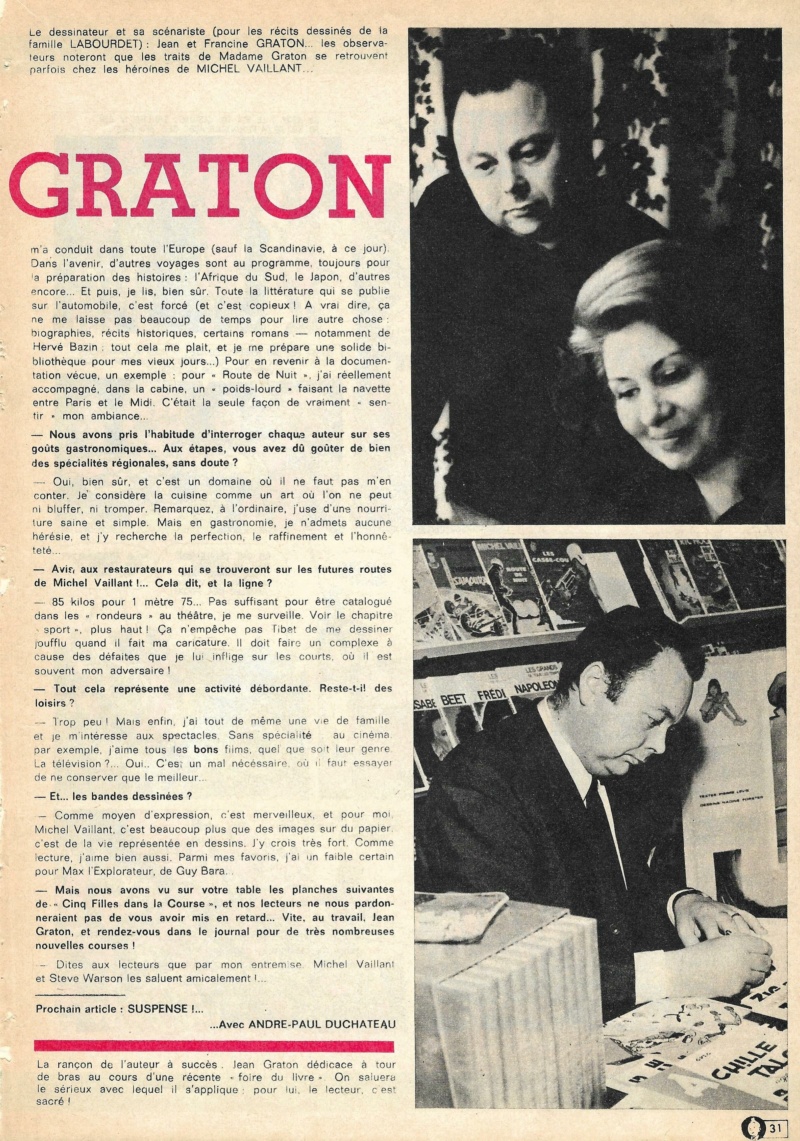 jean - Les articles sur Jean Graton dans le journal Tintin - Page 2 Annonc16