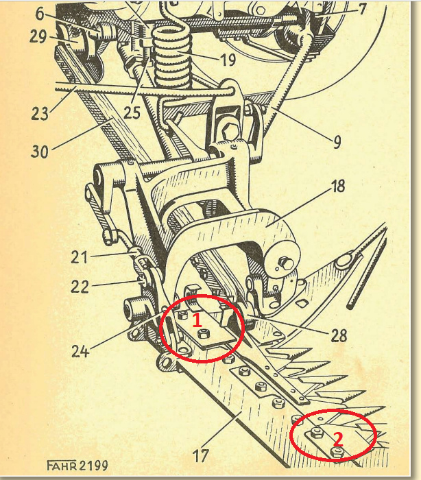 Faucheuse traction animale Fahr  2022-011