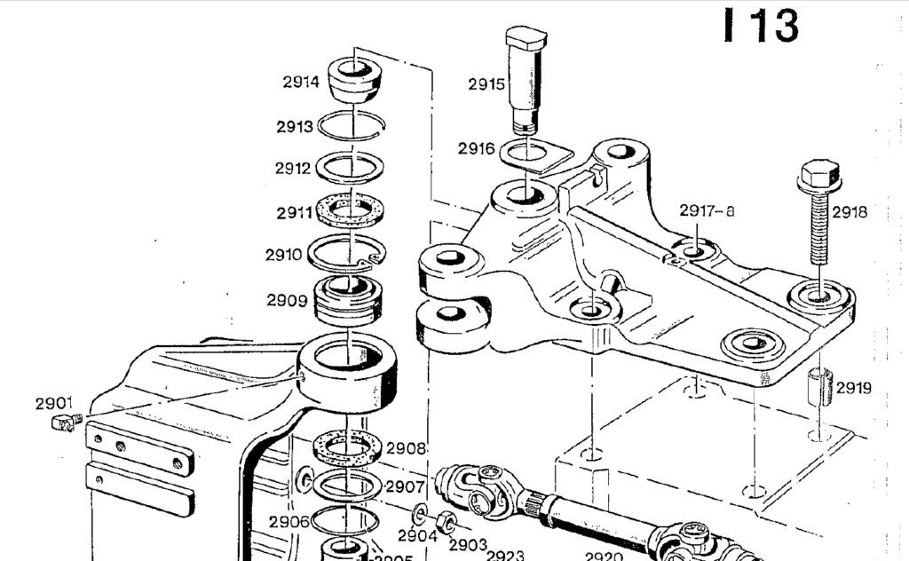 Holder A60 remplacement rotule supérieure articulation Holder55