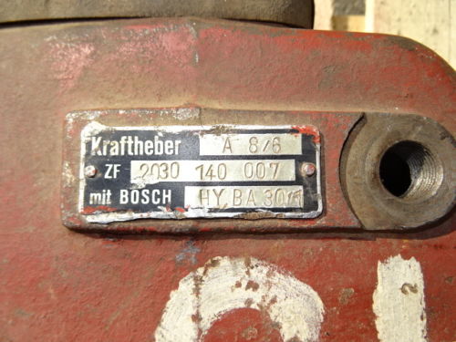 RELEVAGE MASSEY - Relevage hydraulique ZF sur boite ZF A208 K_h_fz11