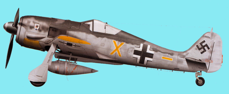trois FW 190 au 1/48 eduard.............................terminés Focke-12