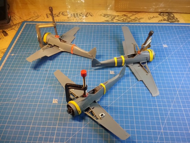 trois FW 190 au 1/48 eduard.............................terminés Fw190-25