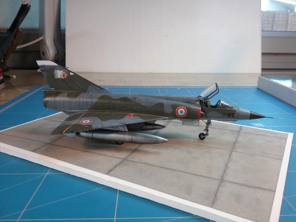 Mirage IIIE 1/72 modelsvit......................................terminé... M-9310
