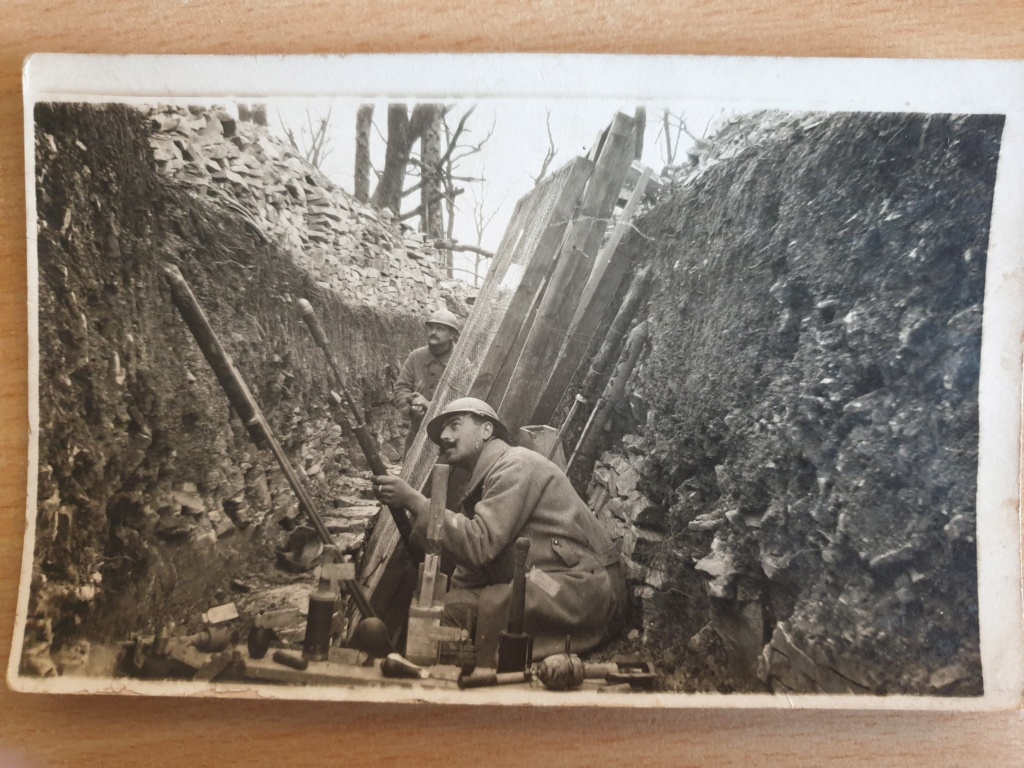 Carto-photo française avec divers artifices de tranchée VENDU (Metz 12/01/21) 20210123