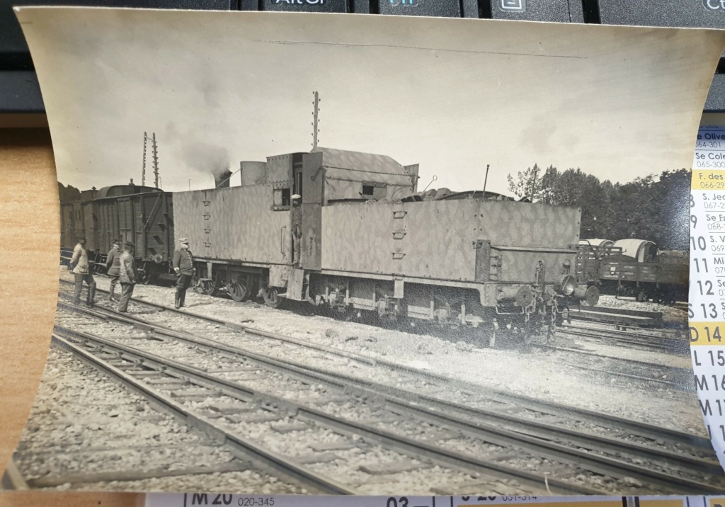 (P) Photo locomotive blindée camouflée VENDU 20210301