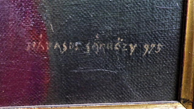 Portrait d'un notable/ fonctionaire Hongrois signé Sarkozy Rimg3435