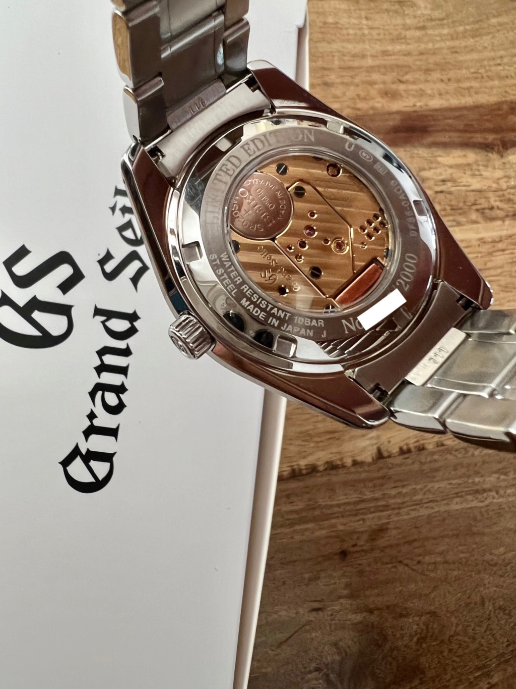 [Vendue] Grand Seiko Sbgp017g Quartz Limited Edition - 3500€ 423