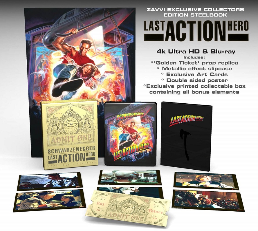 Last Action Hero Exclusivité Fnac Steelbook Blu-ray 4K Ultra HD Last-a11