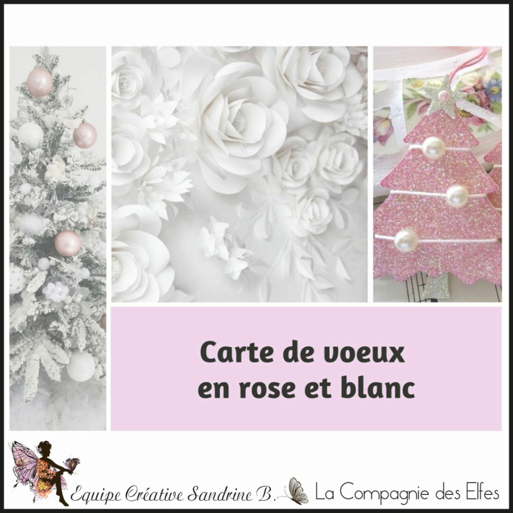 Défi cartes de voeux en rose et blanc Carter10