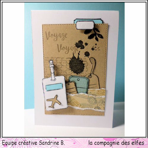 Cartes créatives Août 2019. Voyage10