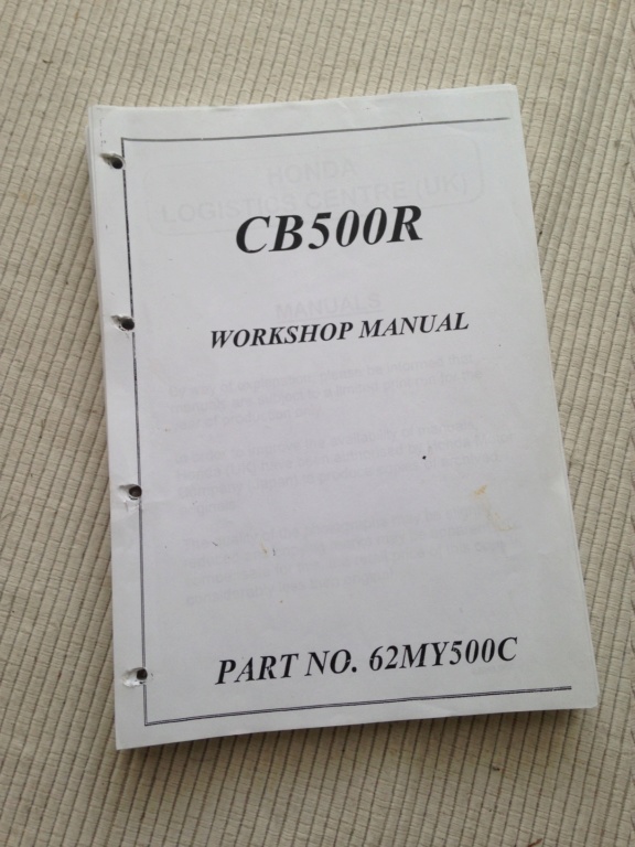 CB500 Workshop Manual F250fa10