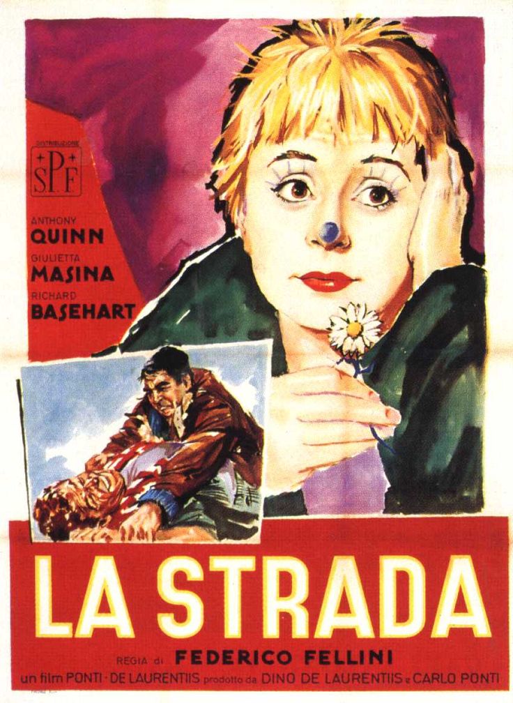 Un des films préférés du Pape François : "La Strada" de Fellini Affich10