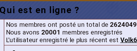 Nous avons dépassé les 20.000 membres enregistrés sur le forum !! Screen12