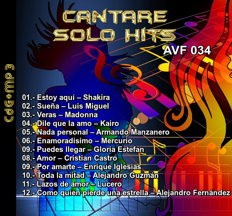 AVF 034 - Cantare solo Hits 03410