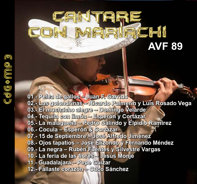AVF-089 - Cantaré Lo Mejor Del Mariachi  08910