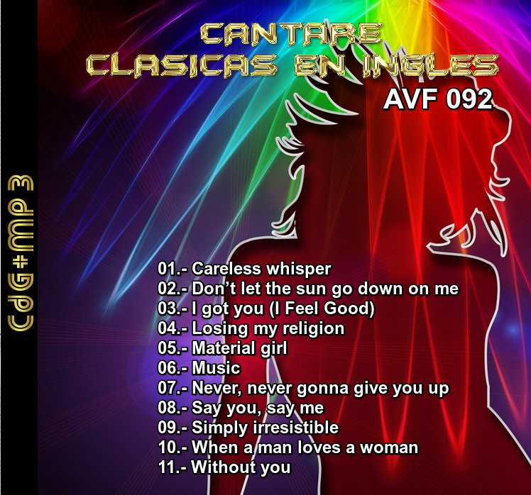 AVF-092 - Cantaré Las Clásicas En Inglés	 09210