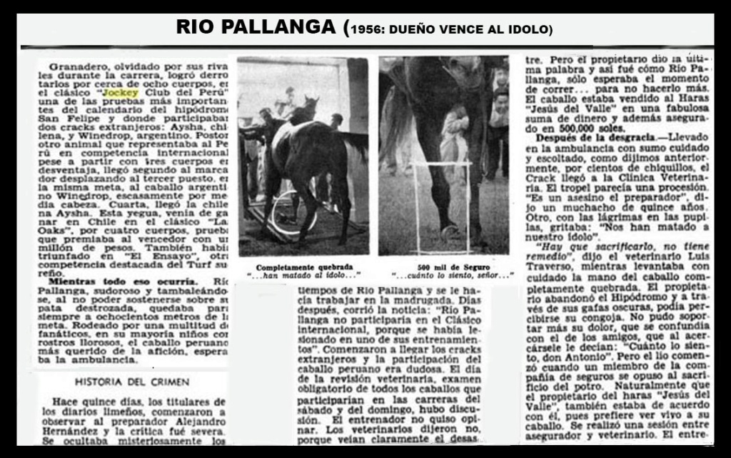 1956 - RIO PALLANGA - SU MUERTE .... 1956-r10