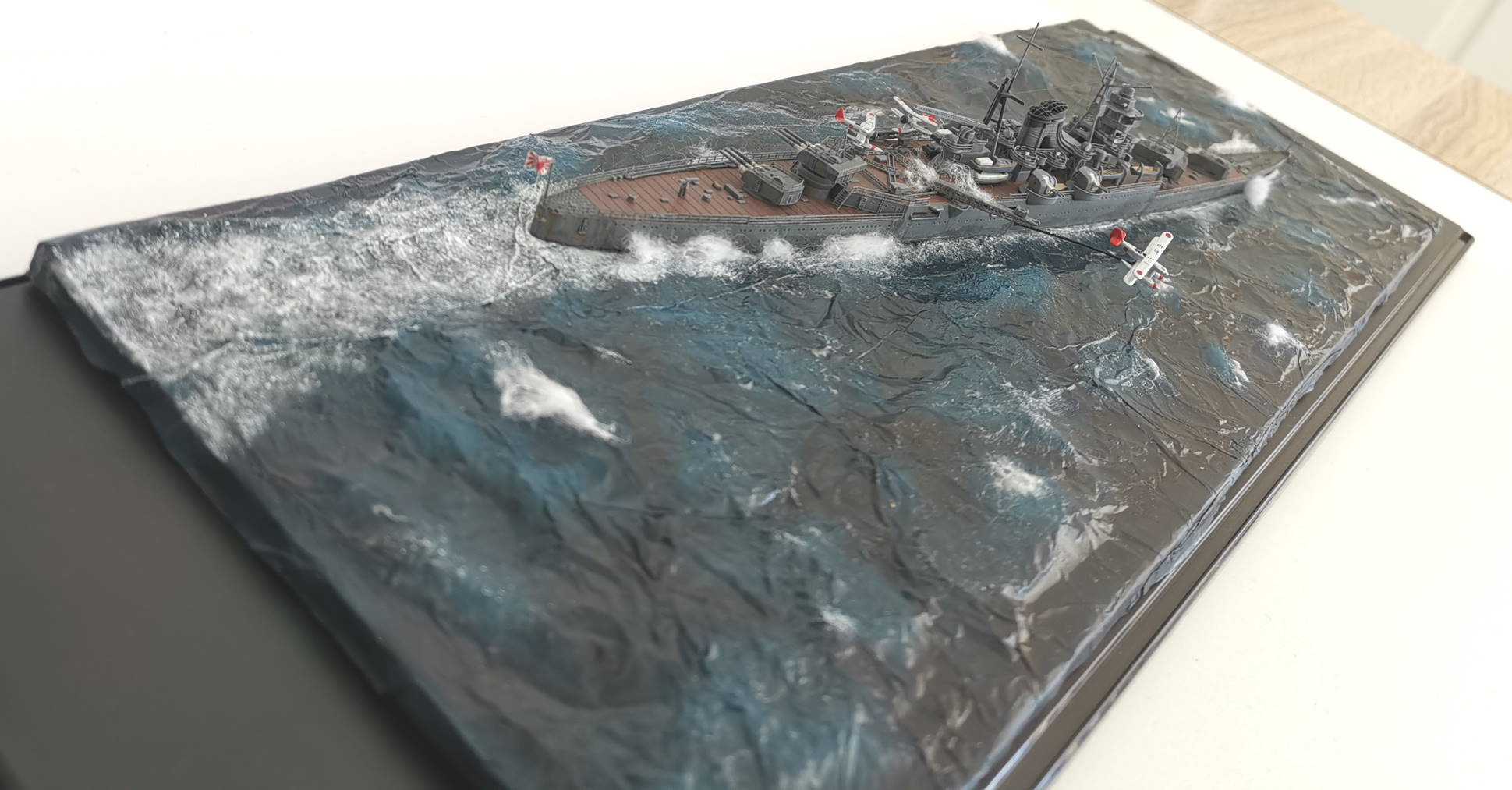 Dio : Croiseur léger Mogami en mer [Tamiya 1/700°+PE Artist Hobby] de Iskor Mogami26
