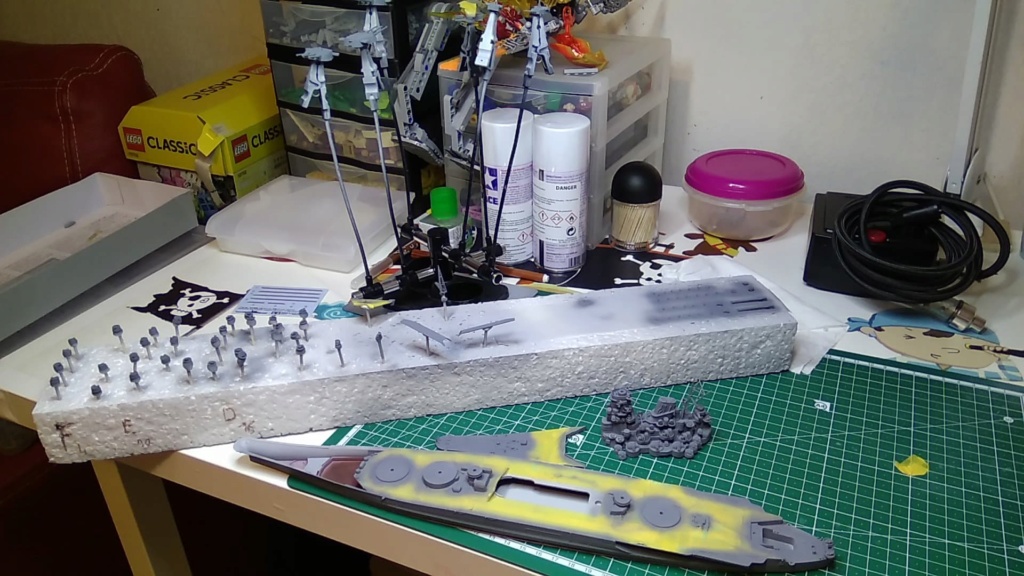 IJN Yamato Tamiya 1/700e + PE Eduard - Page 3 Yamato14