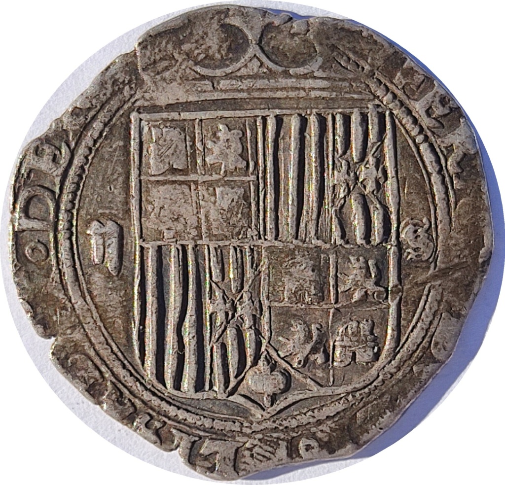 2 Reales Sevilla a nombre de los Reyes Católicos 1560-1565 Rrcc_210