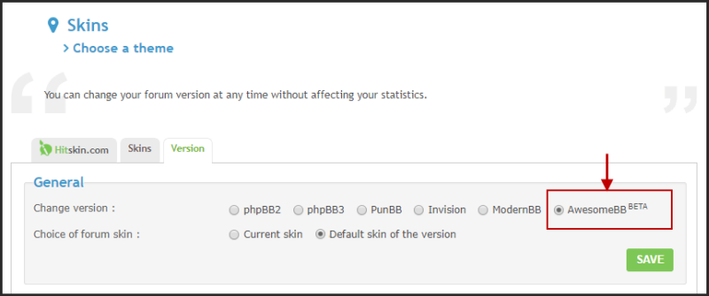 Discover "AwesomeBB" : The new Forumotion forum version 19-07-11