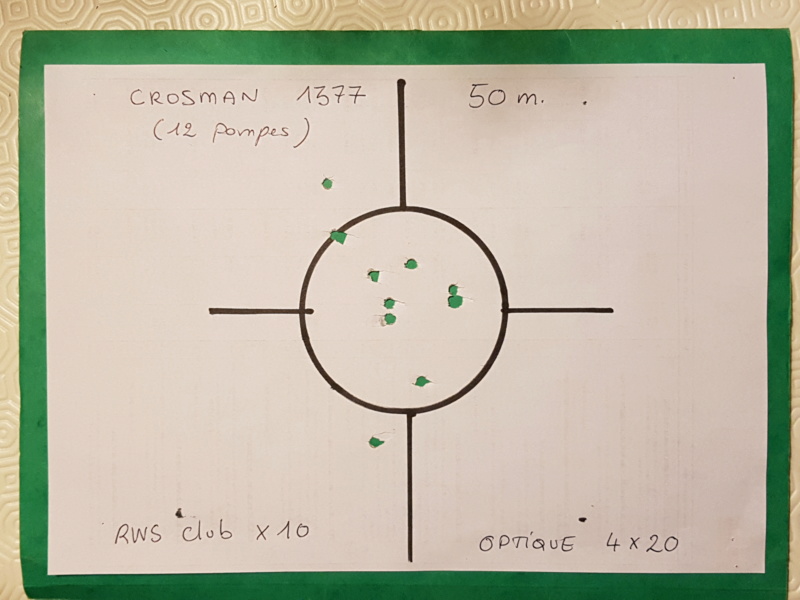 Crosman 1377 - 50 m / 40 m 20200717