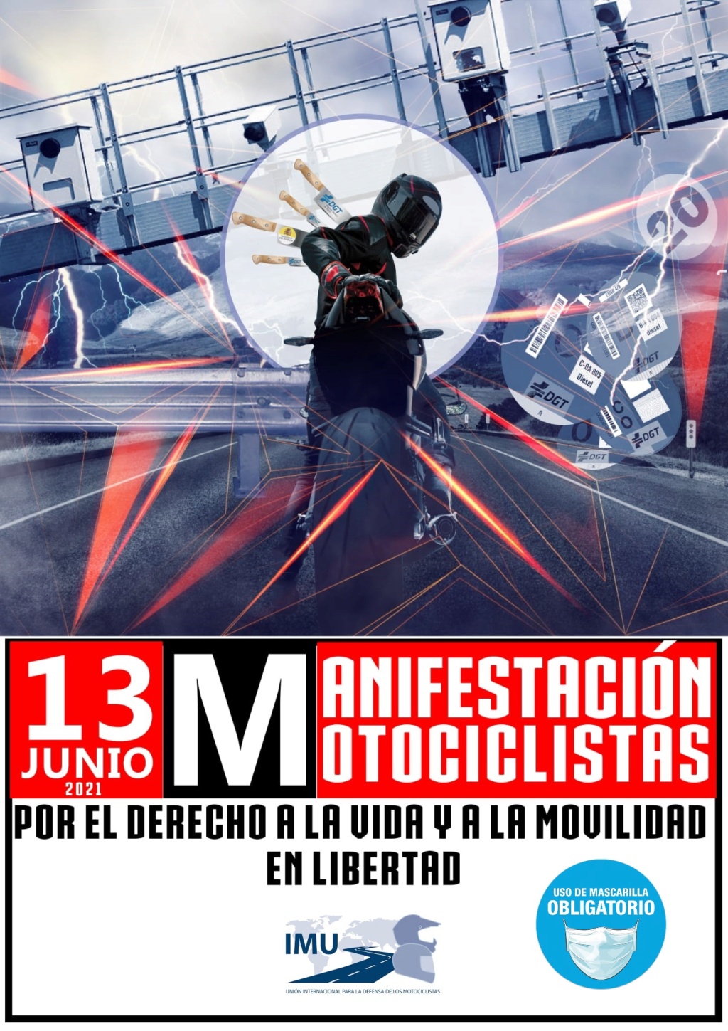 CONCENTRACION / MANIFESTACION por el derecho a la vida y a la movilidad en libertad. Cartel10