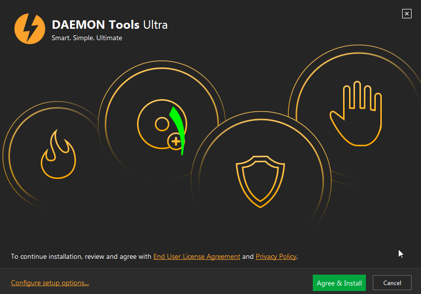 ترجمة برنامج DAEMONToolsUltra570-1284 التثبيت ولغاية اظهار اللغة العربية بالصور Snap110