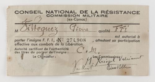 Insigne des Forces Françaises de l'Intérieur 8a2bc110