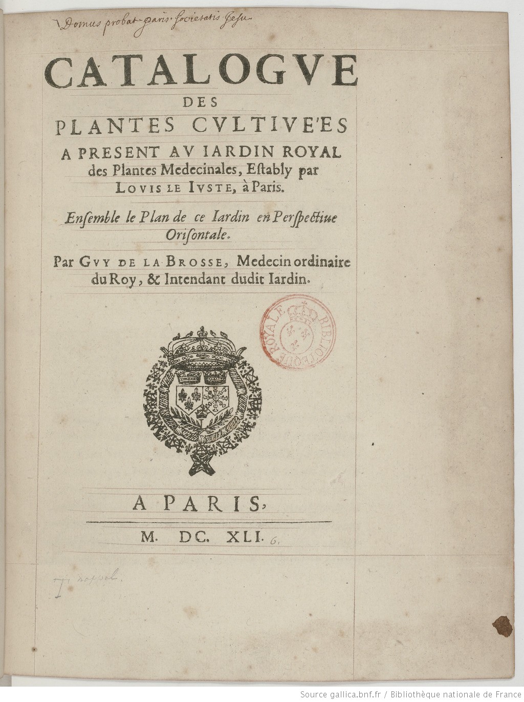 Vélins du XVIIe s. Catalo10