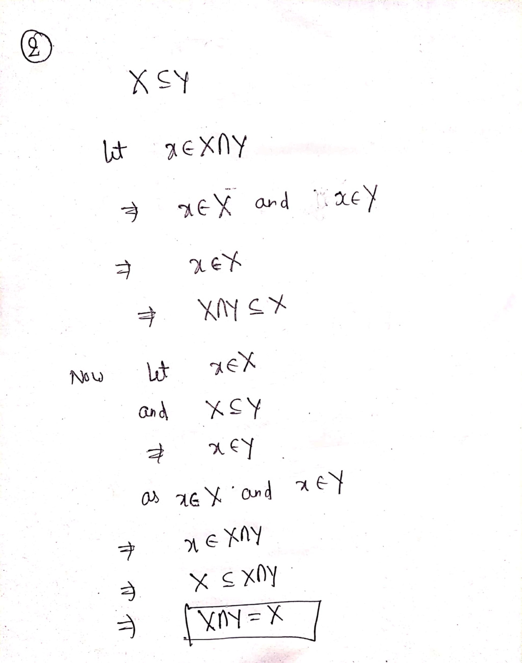 1. Let f: AB, CSA and DCA, and ECB and FCB. Prove that f(CUD) SF(C) Uf(D). (4 pts) 2. Show that if XCY then XnY=X. (3 pts) 0210