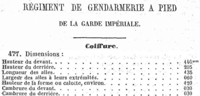 Gendarme à pied de la Garde Impériale - 2nd Empire Dimens10