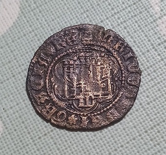 Moneda híbrida de Enrique IV. Blanca/maravedí. Segovia Img_2289