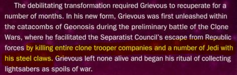 Ultimate General Grievous Respect Thread (legends)  Bare_h10