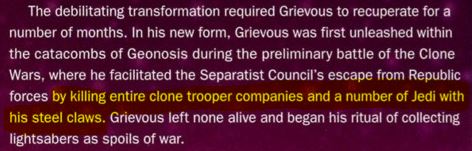 Respect Thread - Ultimate General Grievous Respect Thread (legends) 2022 Bare_h11