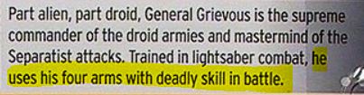 Ultimate General Grievous Respect Thread (legends)  Deadly12