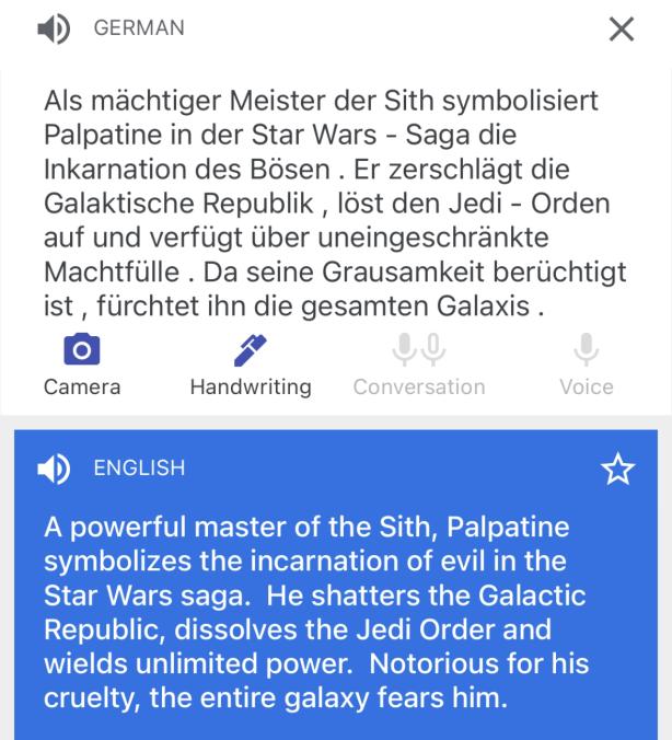 The Engine Of Fear - A Palpatine Blog German10