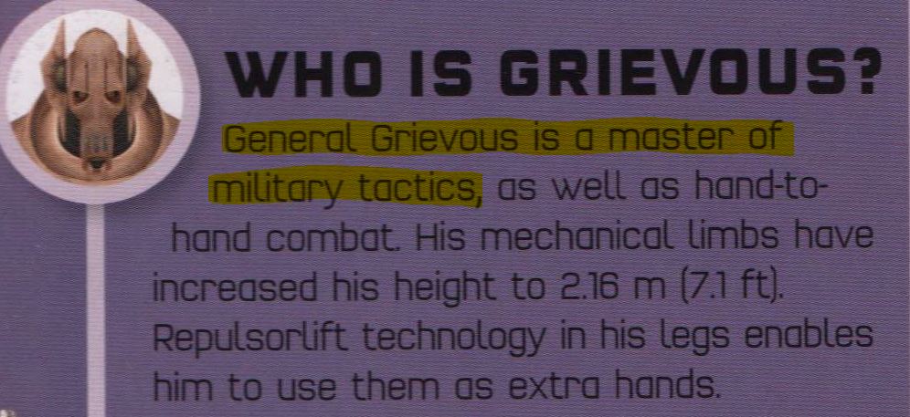 Ultimate General Grievous Respect Thread (legends)  Master14
