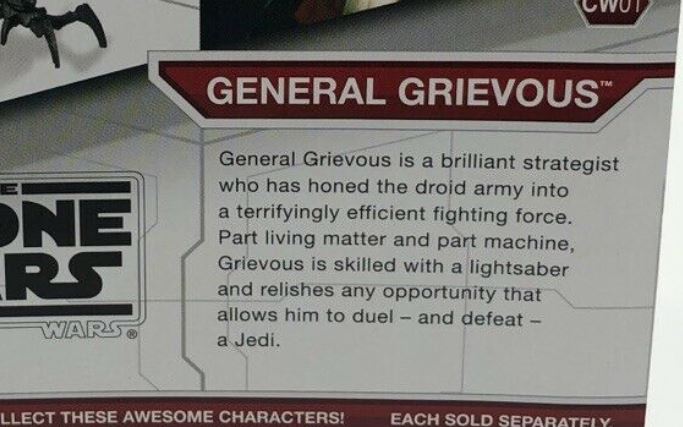 Respect Thread - Ultimate General Grievous Respect Thread (legends) 2022 Tcw_fi11