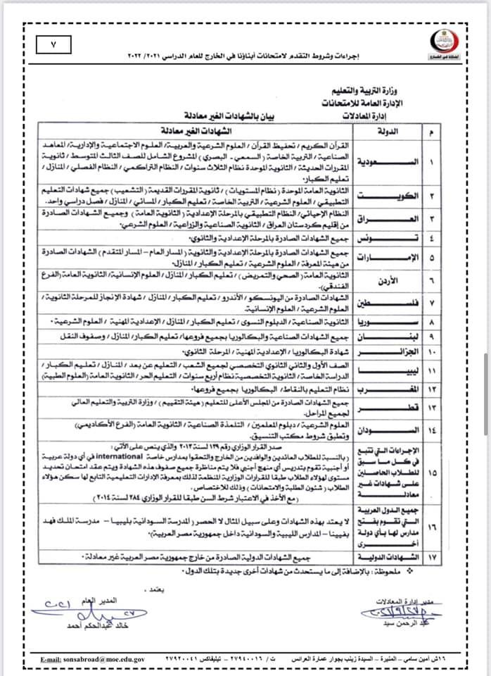 150 دولار رسوم التقدم لامتحانات الطلاب المصريين فى الخارج 15235910