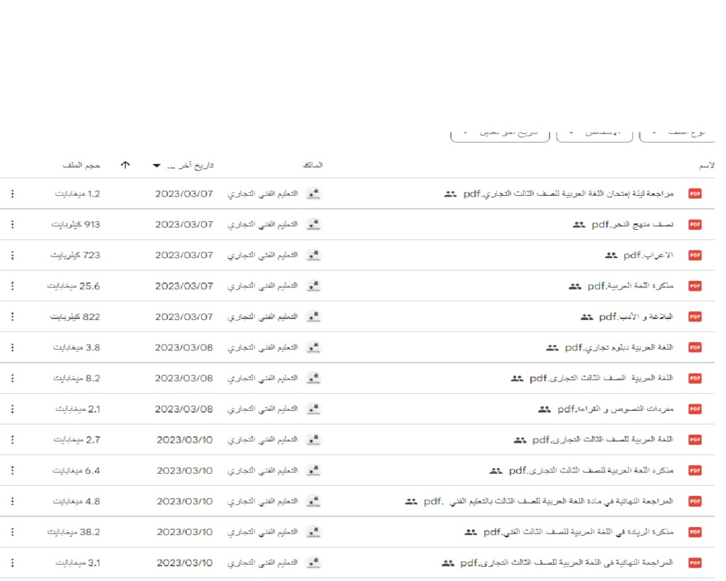 تجميع للمراجعات النهائية  لكل الدبلومات الفنية 2023 في اللغة العربية Oo19