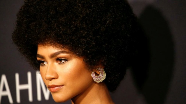 Zendaya show appreciation for her afro hair heritage _2017110